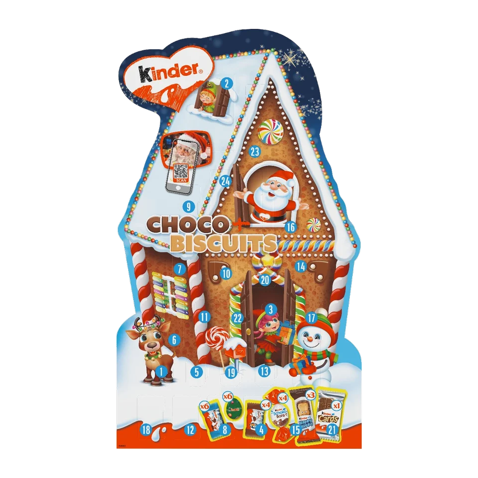 Kinder Advent Calendar Choco Biscuits